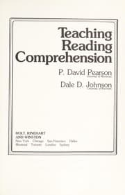 Tapa de Teaching reading comprehension