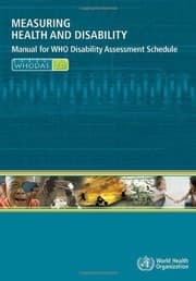 Tapa de Measuring health and disability : manual for WHO Disability Assessment Schedule WHODAS 2.0 [recurso electrónico]