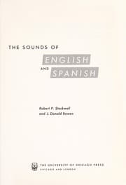 Tapa de The sounds of English and Spanish