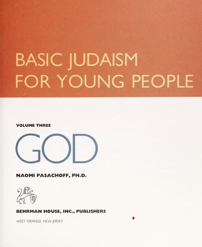 Tapa de Basic Judaism for young people.