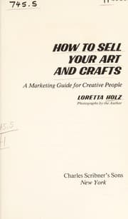 Tapa de How to sell your art and crafts