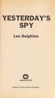 Tapa de Yesterday's spy