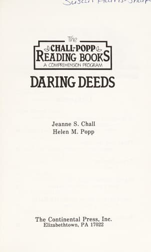 Tapa de Daring deeds