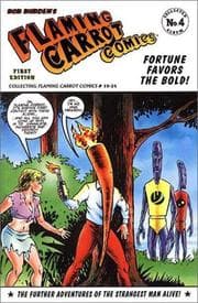 Tapa de Flaming Carrot comics, fortune favors the bold!
