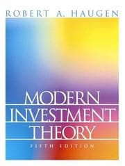 Tapa de Modern investment theory