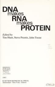 Tapa de DNA makes RNA makes protein