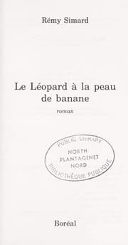 Tapa de Le léopard à la peau de banane