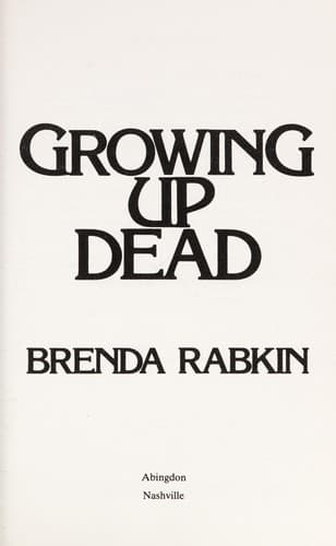 Tapa de Growing up dead
