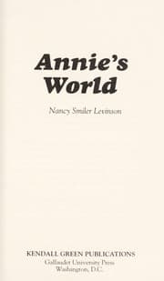 Tapa de Annie's world