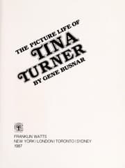 Tapa de The picture life of Tina Turner