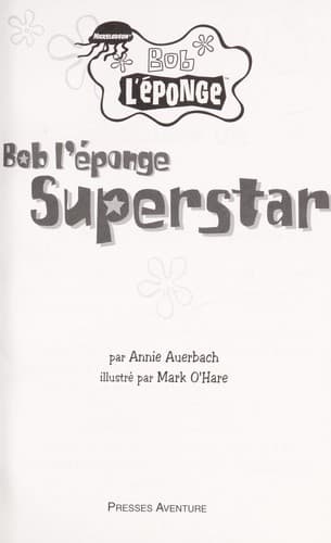 Tapa de Bob l'éponge superstar