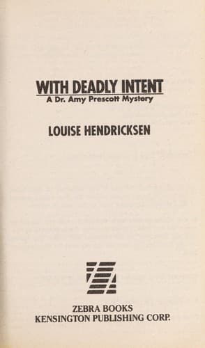 Tapa de With deadly intent