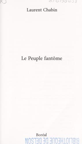 Tapa de Le peuple fantôme