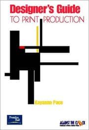 Tapa de Designer's guide to print production