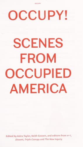 Tapa de Occupy!