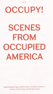 Tapa de Occupy!
