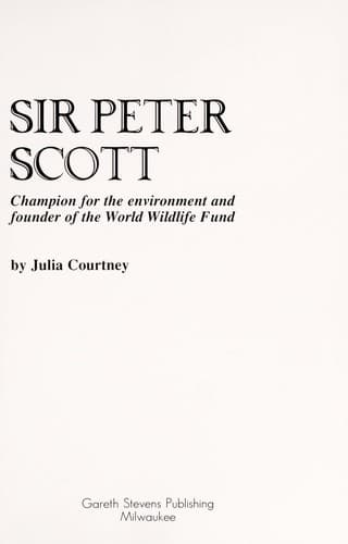 Tapa de Sir Peter Scott