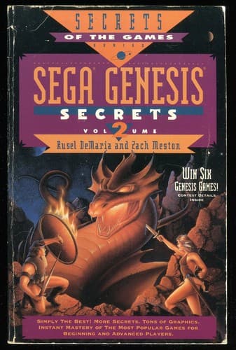 Tapa de Sega Genesis Secrets, Volume 2