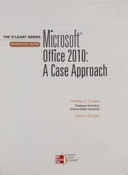Tapa de Microsoft Office 2010