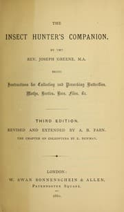Tapa de The insect hunter's companion