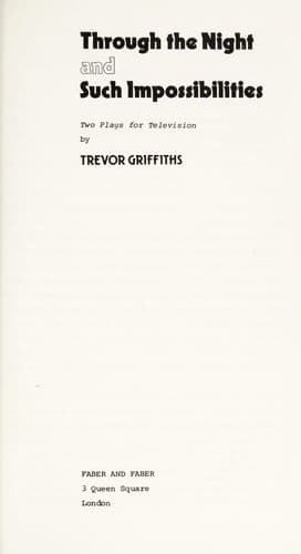 Tapa de Through the night and Such impossibilities
