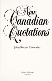 Tapa de New Canadian quotations