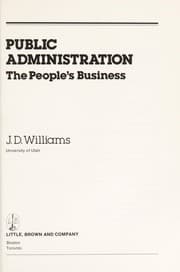 Tapa de Public administration