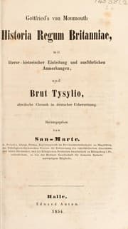 Tapa de Gottfried's von Monmouth historia regum Britannie
