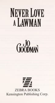 Tapa de Never love a lawman