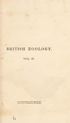 Tapa de The British zoology