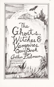 Tapa de The Ghosts, Witches and Vampires Quiz Book