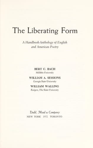 Tapa de The liberating form