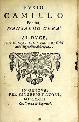 Tapa de Fvrio Camillo