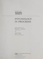 Tapa de Psychology in progress