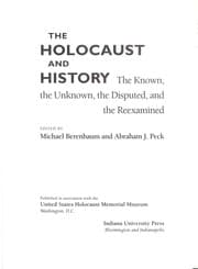 Tapa de The Holocaust and history