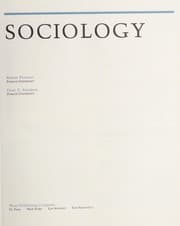 Tapa de Sociology