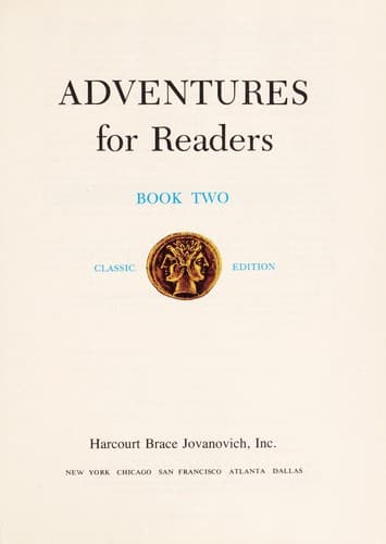 Tapa de The Adventures in literature program