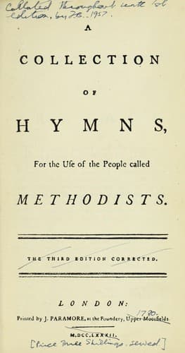 Tapa de A pocket hymn book