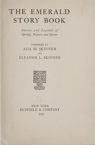 Tapa de The Emerald Story Book