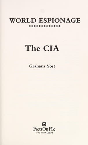 Tapa de The CIA