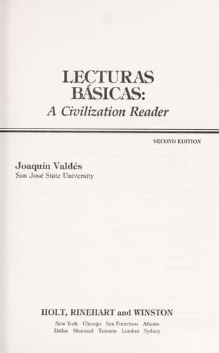 Tapa de Lecturas básicas