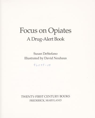 Tapa de Focus on Opiates