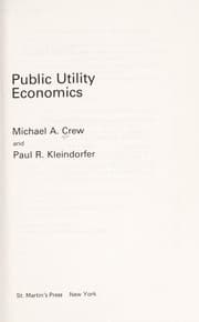 Tapa de Public utility economics