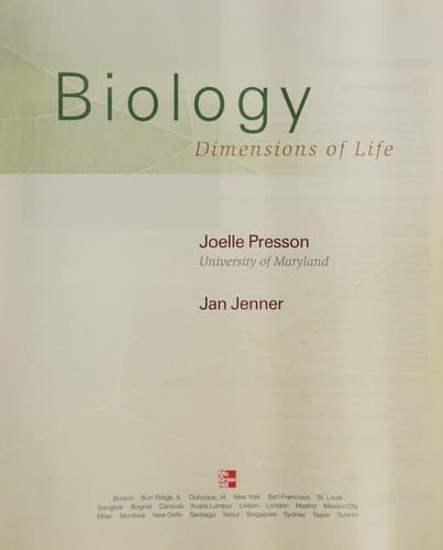 Tapa de Biology