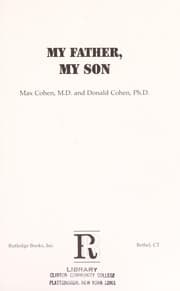 Tapa de My father, my son