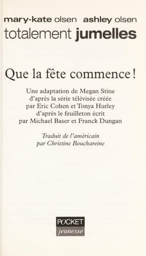 Tapa de Que la fête commence!