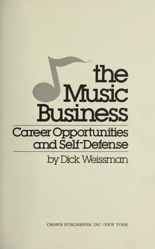 Tapa de The music business