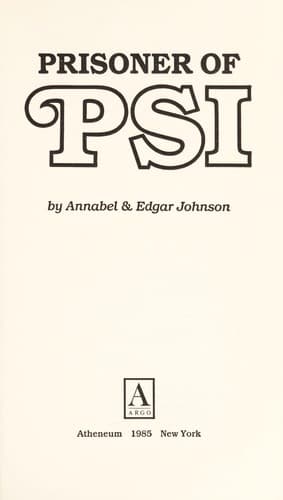 Tapa de Prisoner of PSI