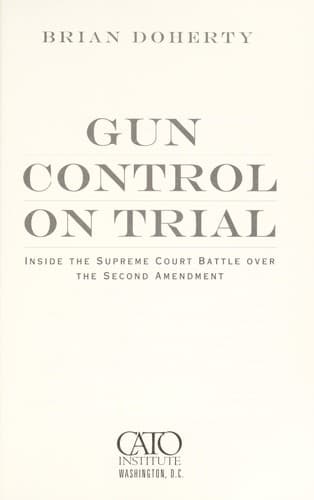 Tapa de Gun control on trial