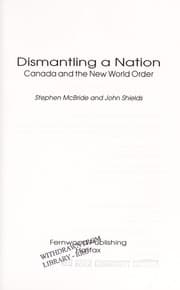 Tapa de Dismantling a nation